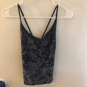Barely worn velvet tank top